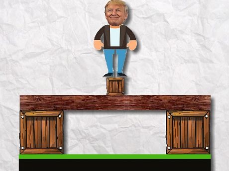Boneco de tecido Trump