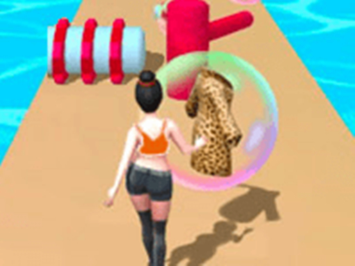 Vestuário Lady Rush – Uma jogo 3-D com a intenção de bufar e correr