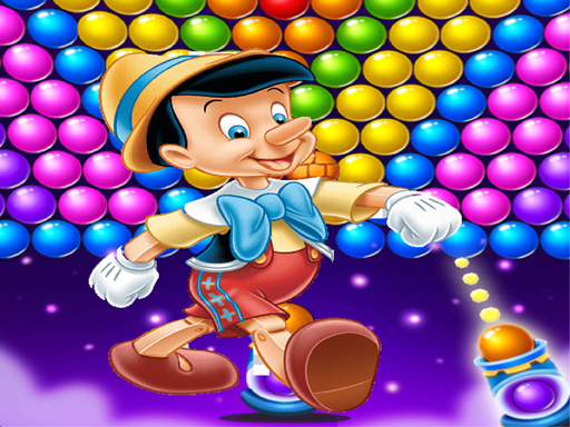 Jogue jogos Pinóquio Bubble Shooter