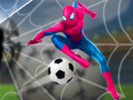 Esporte de futebol do homem aranha
