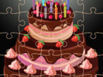 Quebra-cabeça do bolo de aniversário