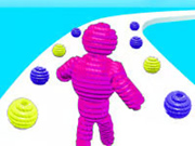 Sprint do homem da fio